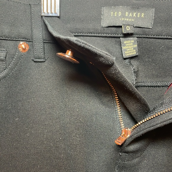 Ted Baker Strenti Skinny Zip Cuff Ponti Jeggings - Picture 6 of 9